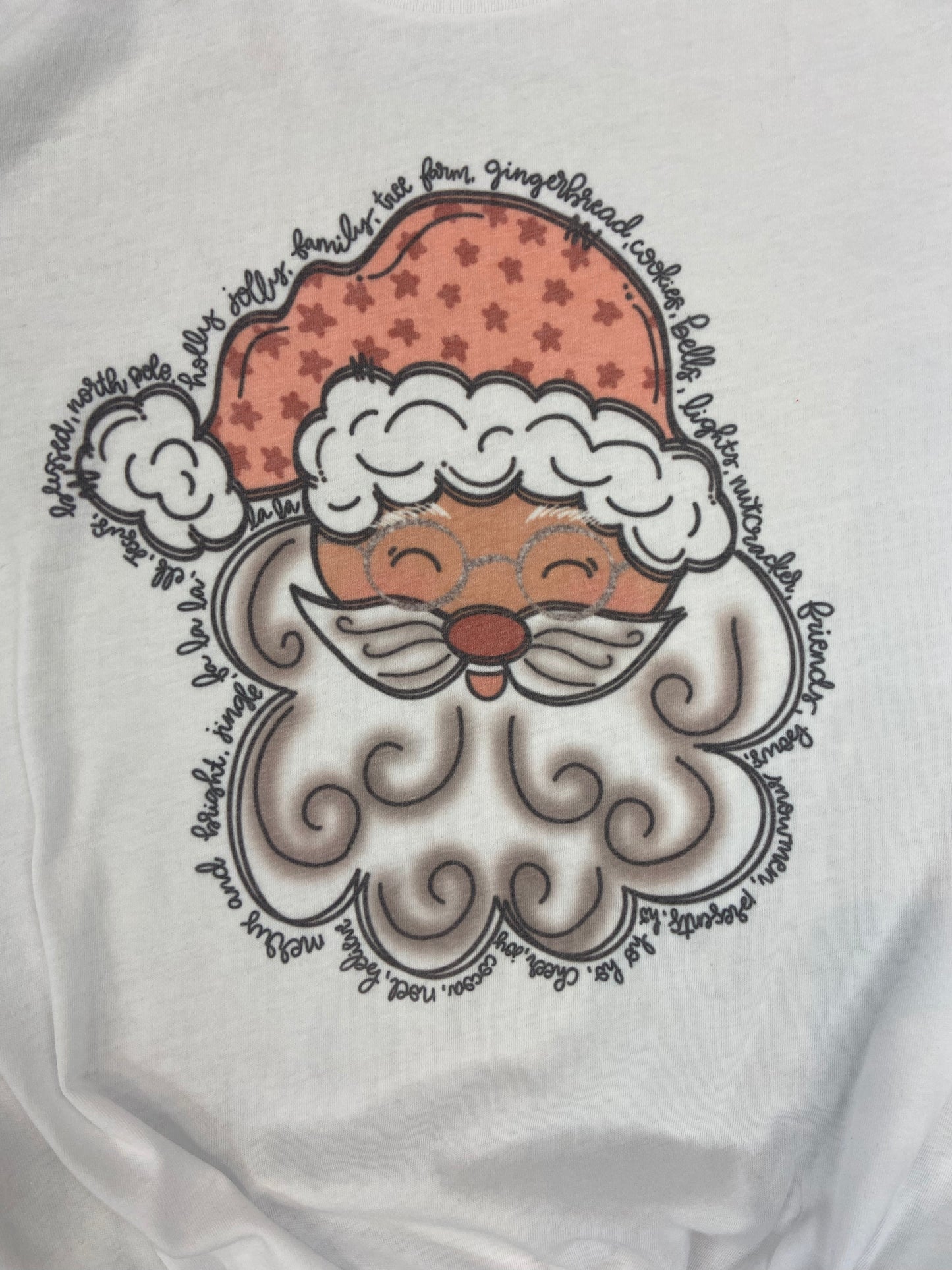 Pink Santa Tee