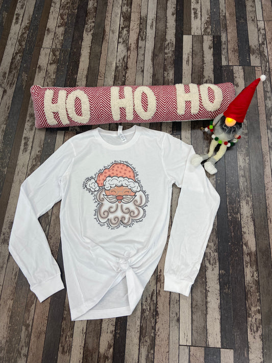 Pink Santa Tee